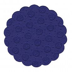 Tassen-Untersetzer rund Ø 9 cm dunkelblau 9-lagig, Papstar (14248), 400 Stück