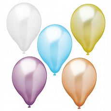 Luftballons Ø 25 cm farbig sortiert Pearly, Papstar (18938), 120 Stück