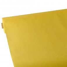 Tischdecke, stoffähnlich, Vlies soft selection 25 m x 1,18 m gelb, Papstar (82341), 4 Stück