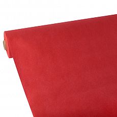 Tischdecke, stoffähnlich, Vlies soft selection 25 m x 1,18 m rot, Papstar (82342), 4 Stück