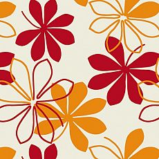 Servietten, 3-lagig 1/4-Falz 33 cm x 33 cm orange Fall Foliage, Papstar (82929), 360 Stück