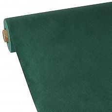 Tischdecke, stoffähnlich, Vlies soft selection 40 m x 1,18 m dunkelgrün, Papstar (84193), 3 Stück