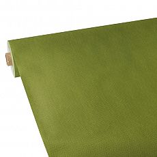 Tischdecke, stoffähnlich, Vlies soft selection plus 25 m x 1,18 m olivgrün, Papstar (84939), 2 Stück