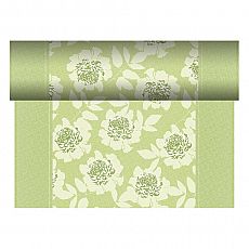 Tischläufer, stoffähnlich, PV-Tissue Mix ROYAL Collection 24 m x 40 cm grün Adele, Papstar (84980)
