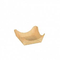 Fingerfood - Schalen, Holz pure eckig 1,5 cm x 4 cm x 4 cm, Papstar (85683)