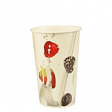 Shake-Becher, Pappe 0,4 l Ø 9 cm, 13,5 cm Berries, Papstar (85763), 1000 Stück