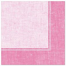 Servietten ROYAL Collection 1/4-Falz 40 cm x 40 cm rosa Linum, Papstar (88314)