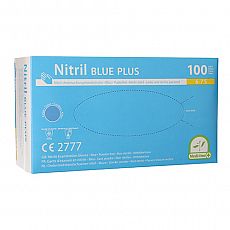Medi-Inn® Handschuhe, Nitril puderfrei Blue Plus blau Größe S, Medi-Inn (93008)