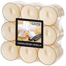 Flavour by GALA Duftlichte Ø 38 mm, 24 mm elfenbein - Sandalwood-Vanilla in Polycarbonathülle, Gala (96980)