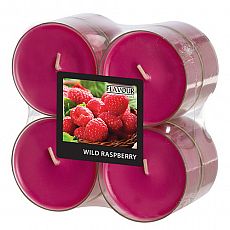 Flavour by GALA Maxi Duftlichte Ø 59 mm, 24 mm weinrot - Wild Raspberry in Polycarbonathülle, Gala (96995)