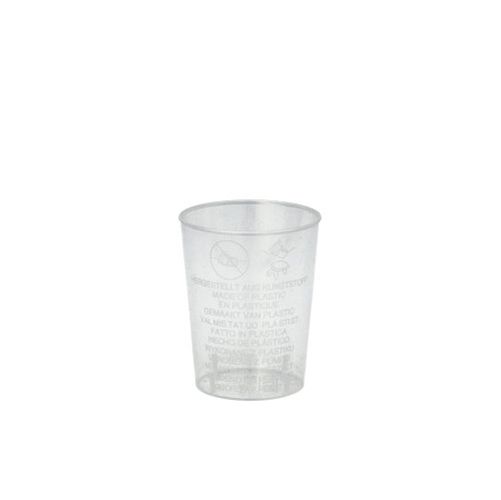 4 Cl Glasklar 2x 40 PAPSTAR Kunststoff-Schnapsglas 