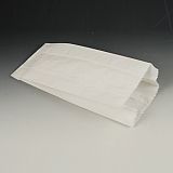Papierfaltenbeutel, Cellulose, gefädelt 24 cm x 11 cm x 6 cm weiss Füllinhalt 1 kg, Papstar (11532), 1000 Stück