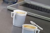 Kaffeetassen, PS 0,25 l Ø 8 cm, 8,5 cm weiss, Papstar (12216), 1000 Stück