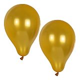 Luftballons Ø 25 cm gold, Papstar (18968), 120 Stück