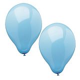 Luftballons Ø 25 cm hellblau, Papstar (19887), 120 Stück