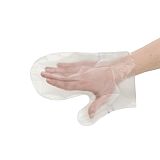 Fäustling Handschuhe, Clean Hands transparent, Papstar (81121)