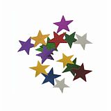 Deko-Streuschmuck, Folie Ø 1 cm farbig sortiert Stars 20 gr., Papstar (82705), 20 Stück