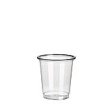 Gläser für Schnaps, PET 4 cl Ø 4,8 cm, 5 cm glasklar, Papstar (84831), 800 Stück
