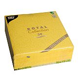 Servietten ROYAL Collection 1/4-Falz 40 cm x 40 cm gelb Casali, Papstar (84881)