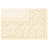 Mitteldecken, stoffähnlich, PV-Tissue ROYAL Collection Plus 100 cm x 100 cm champagner Damascato, Papstar (85788), 60 Stück