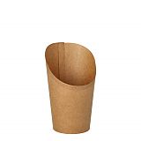 Wrap Cups, Pappe 230 ml 10 cm x 6 cm x 8 cm braun, Papstar (87271), 1000 Stück