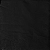 Servietten, 3-lagig 1/4-Falz 33 cm x 33 cm schwarz, Papstar (87405), 300 Stück