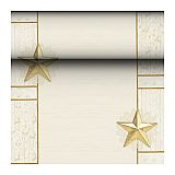 Tischläufer, Tissue ROYAL Collection 24 m x 40 cm champagner Rising Star, Papstar (88166), 8 Stück