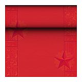 Tischläufer, Tissue ROYAL Collection 24 m x 40 cm rot Rising Star, Papstar (88167), 8 Stück