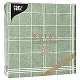 Servietten ROYAL Collection 1/4-Falz 40 cm x 40 cm dunkelgrün Kitchen Craft, Papstar (88752)