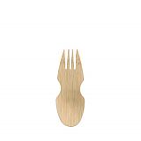 Fingerfood - Göffel, Bambus pure 8,5 cm, Papstar (88768), 1000 Stück