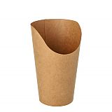Wrap Cups, Pappe 470 ml 13,4 cm x 6 cm x 8 cm braun, Papstar (89229), 500 Stück