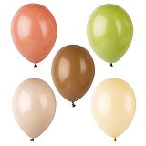 Luftballons Ø 25 cm farbig sortiert Natural, Papstar (89446), 120 Stück