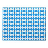 Tischsets, Papier 30 cm x 40 cm Bayrisch Blau, Papstar (89766), 1000 Stück