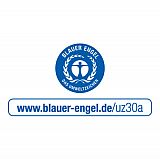 Müllsäcke, LDPE blauer Engel 120 l 110 cm x 70 cm blau/schwarz, Papstar (90305), 150 Stück