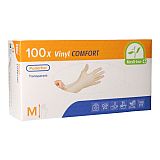 Medi-Inn® PS Handschuhe, Vinyl puderfrei Comfort Größe M, Medi-Inn (93022), 100 Stück