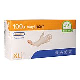 Medi-Inn® PS Handschuhe, Vinyl gepudert Light transparent Größe XL, Medi-Inn (93403), 100 Stück