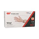 WORK-INN Handschuhe, Vinyl puderfrei Comfort transparent Größe S, Work-Inn (98404), 1000 Stück