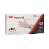 WORK-INN Handschuhe, Vinyl puderfrei Comfort transparent Größe XL, Work-Inn (98407), 1000 Stück