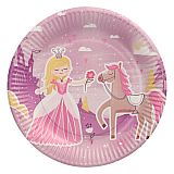 Party-Set Fairytale Princess (61-teilig: Servietten, Teller, Becher, Tischdecke), tradingbay24 (tbK0039)