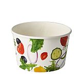 Salatschalen, Pappe To Go 600 ml Ø 12,5 cm, 7,5 cm Salad, tradingbay24 (tbU87970), 600 Stück